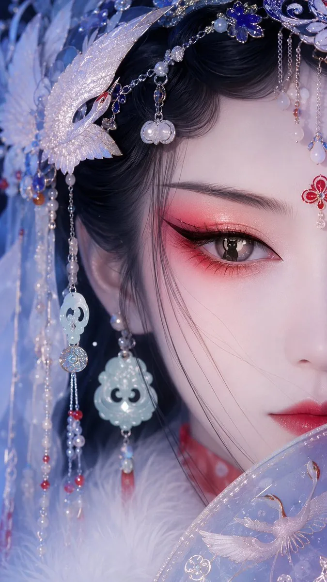 Oriental Opera Beauty Character Redesign reference