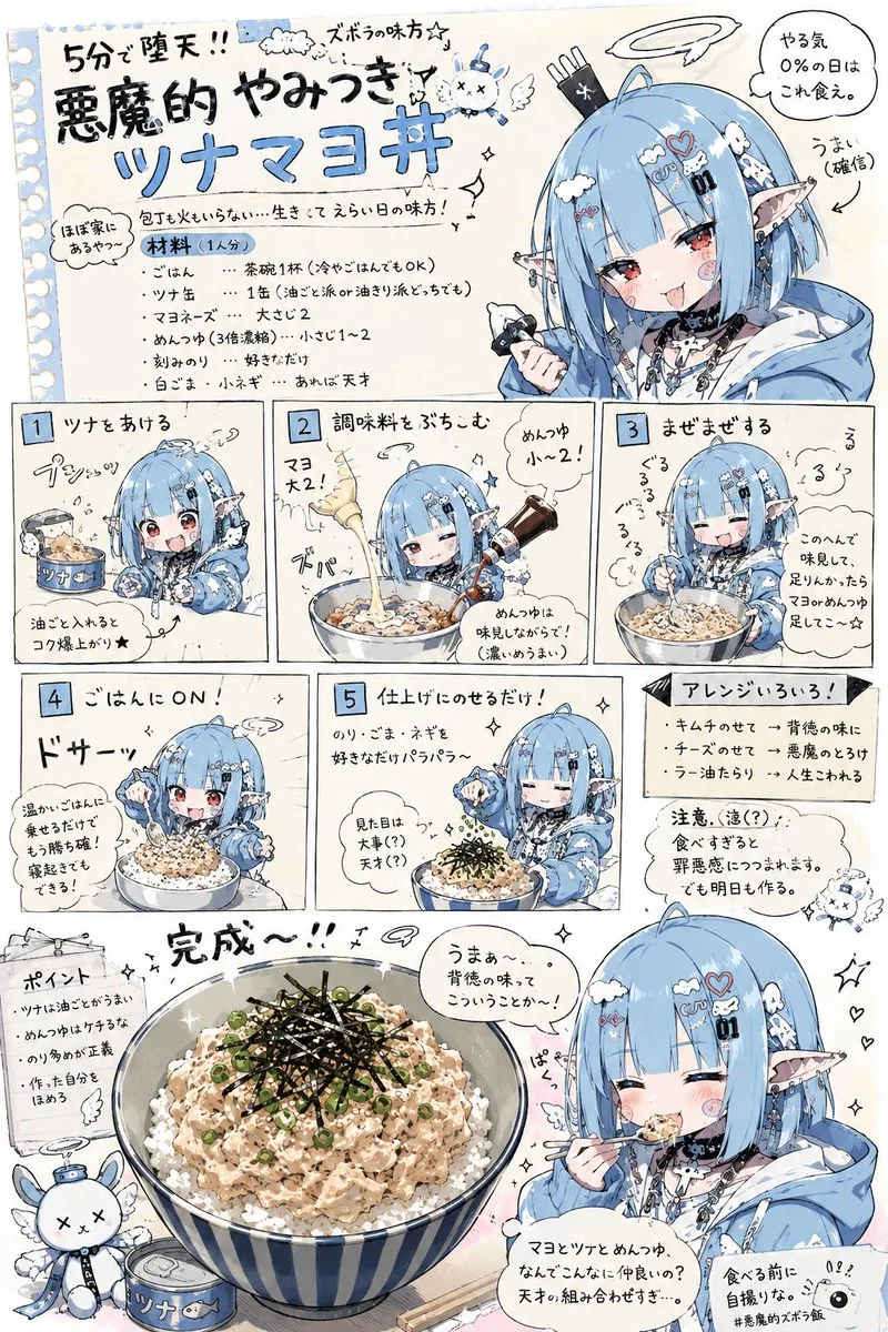 Manga Recipe Illustration Generator reference