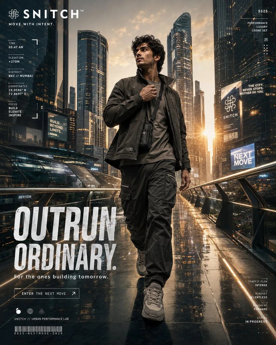 Futuristic Urban Performance Poster reference