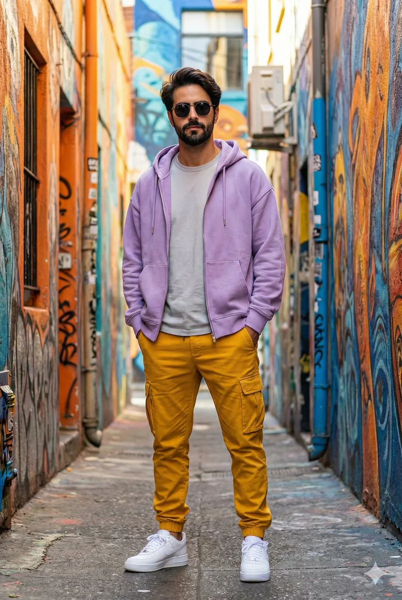Streetwear Photography in Urban Alleyway reference