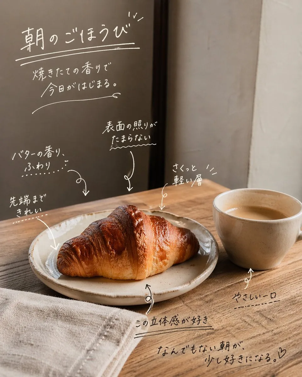 Handwritten Cafe Photo Annotations reference