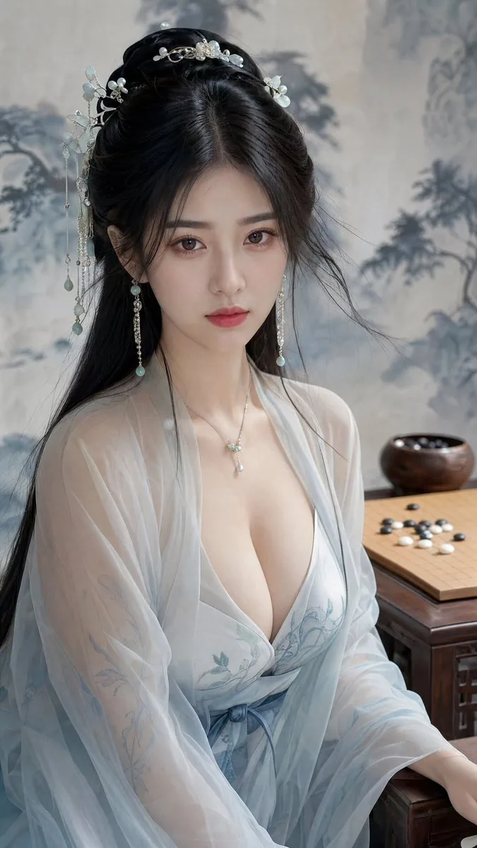Classical Chinese Go Portrait reference