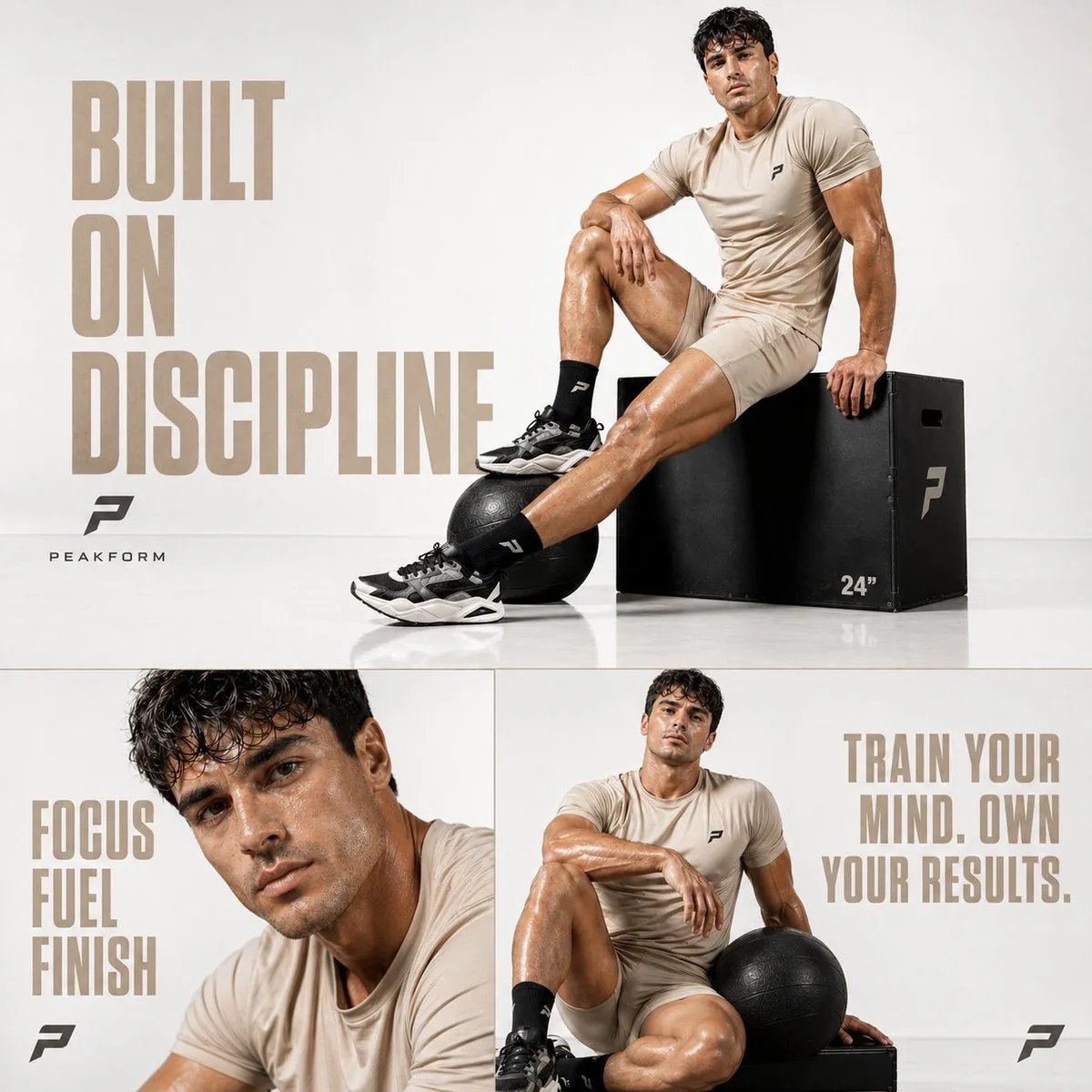 Luxury Fitness Editorial Prompt reference