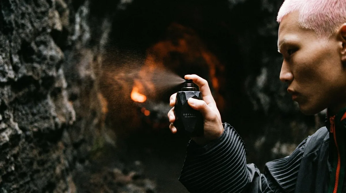 Cave Fragrance Spray Campaign reference