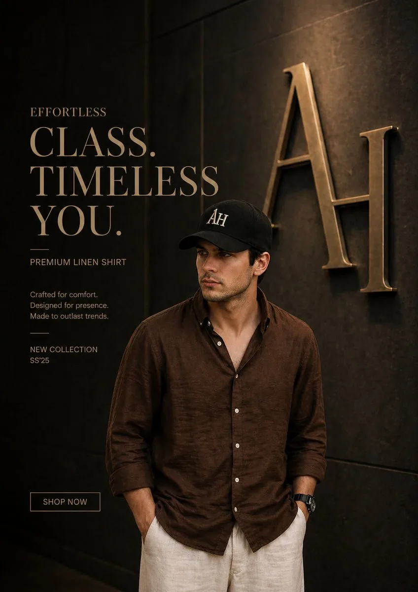Luxury Fashion Ad Poster reference