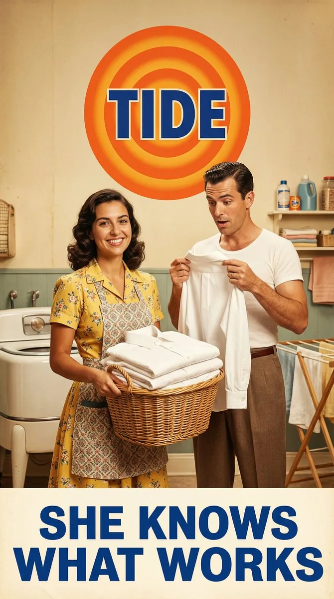 Vintage 1950s Detergent Ad Recreation Prompt reference