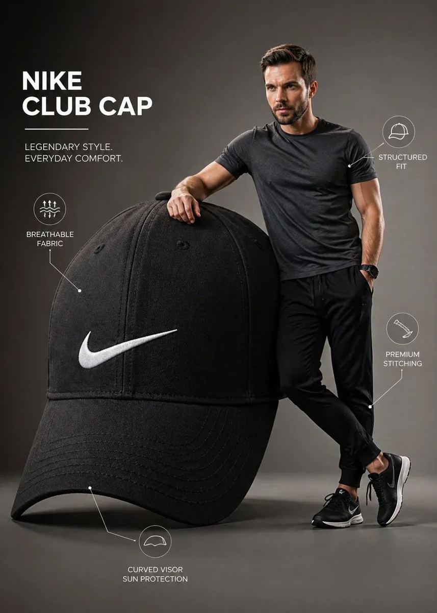 Premium Brand Infographic with Male Model reference