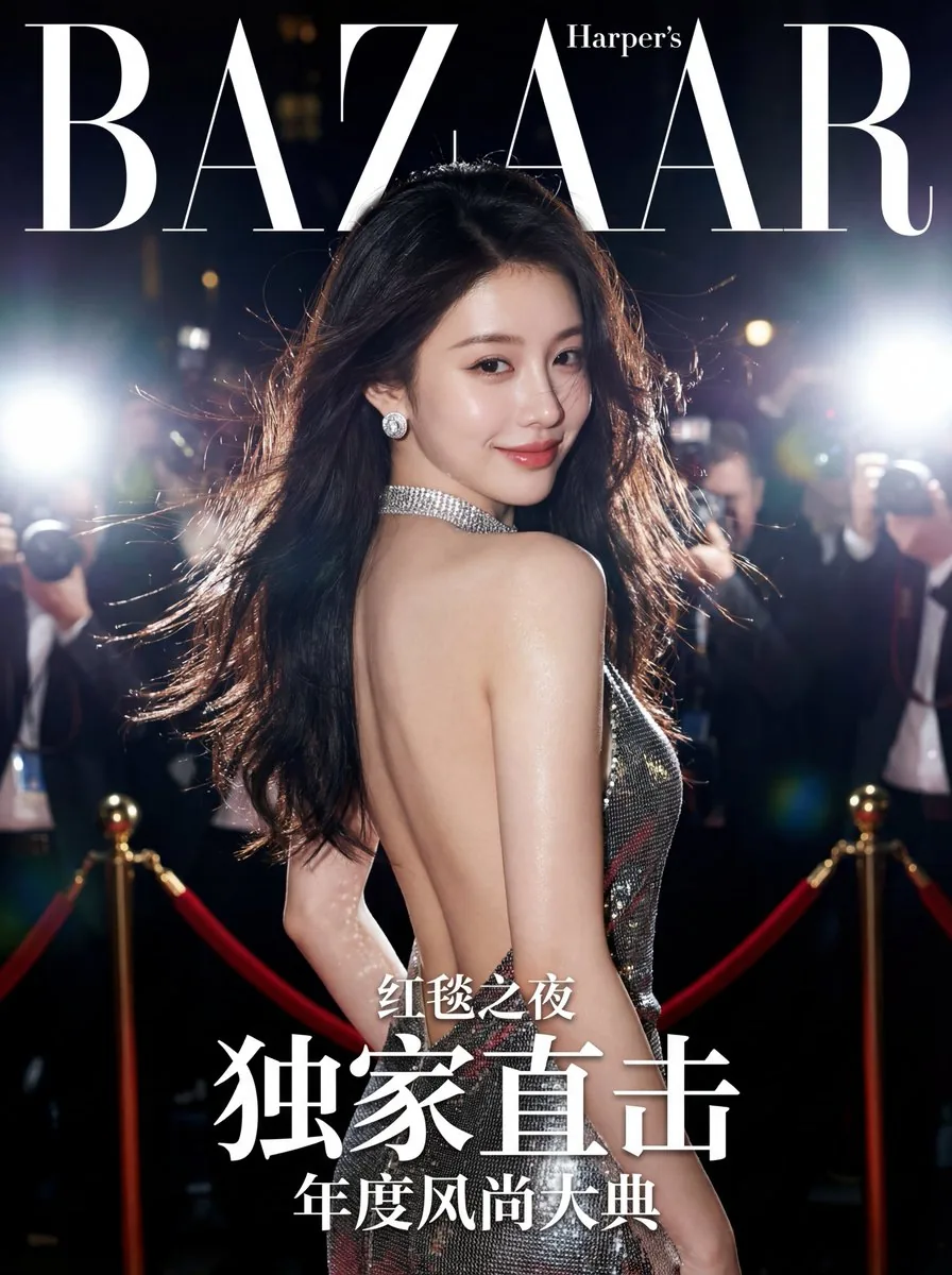 Met Gala Red Carpet Magazine Cover Prompt - Nano Banana Pro AI Prompt for Poster / Flyer reference
