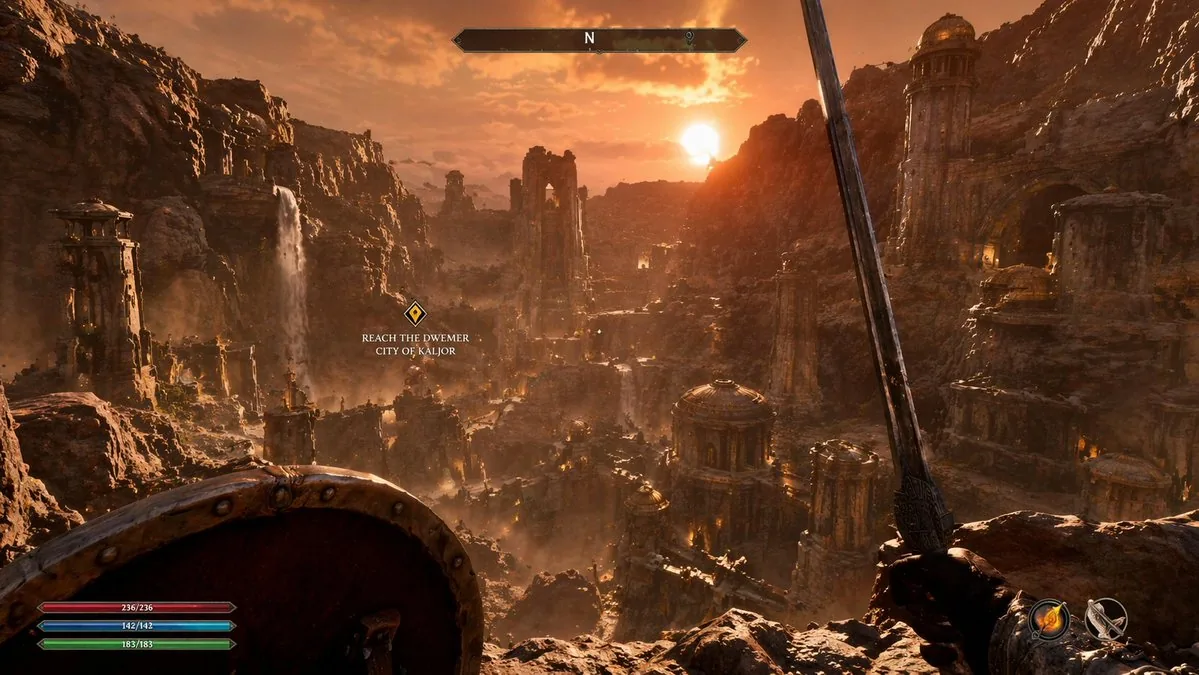 First-Person Fantasy RPG Screenshot reference