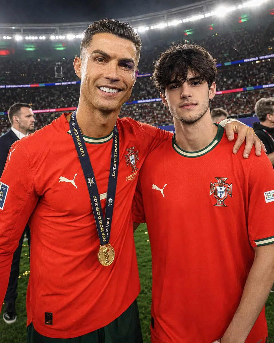 Fan Photo with Cristiano Ronaldo reference
