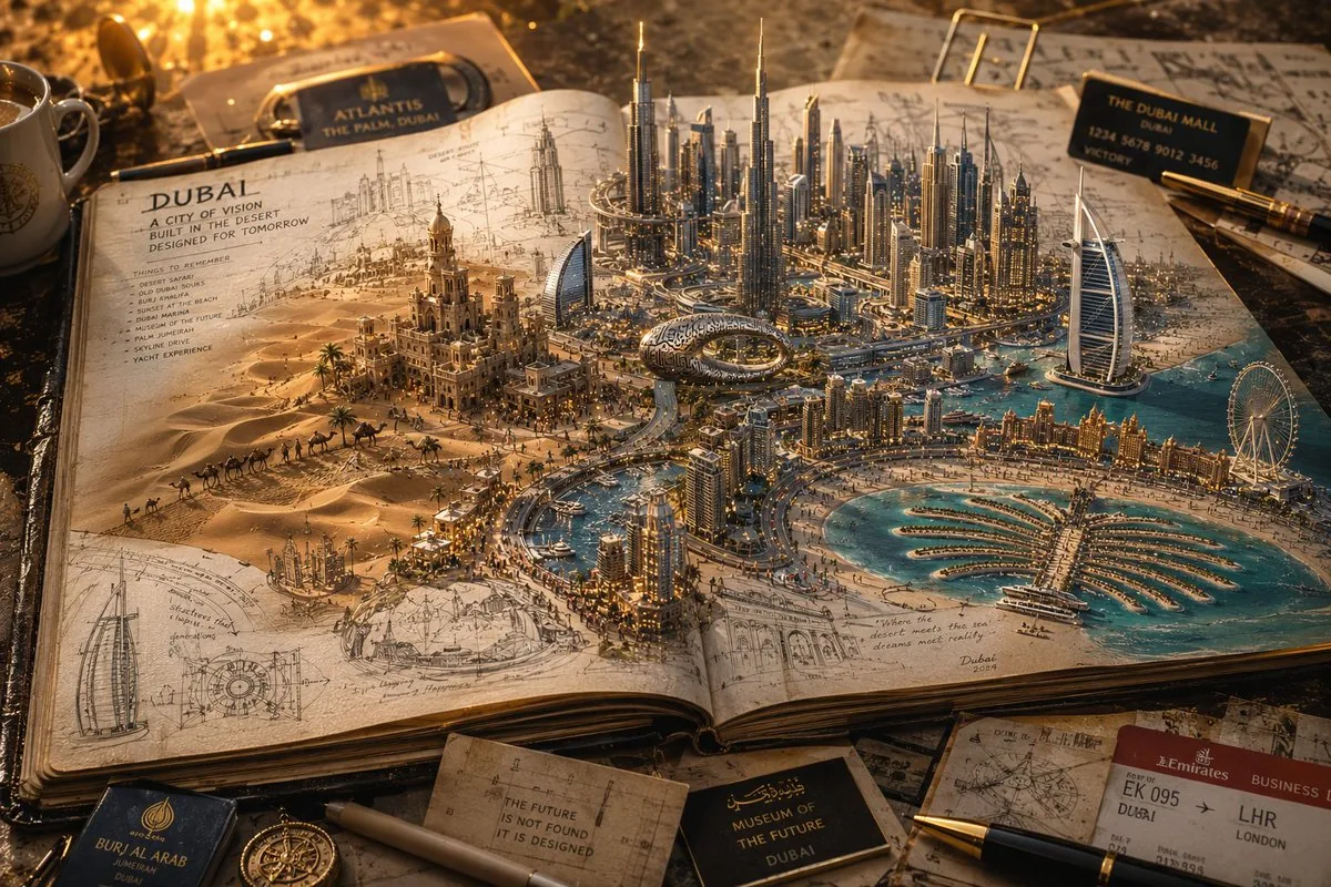 3D Notebook World Travel Poster reference