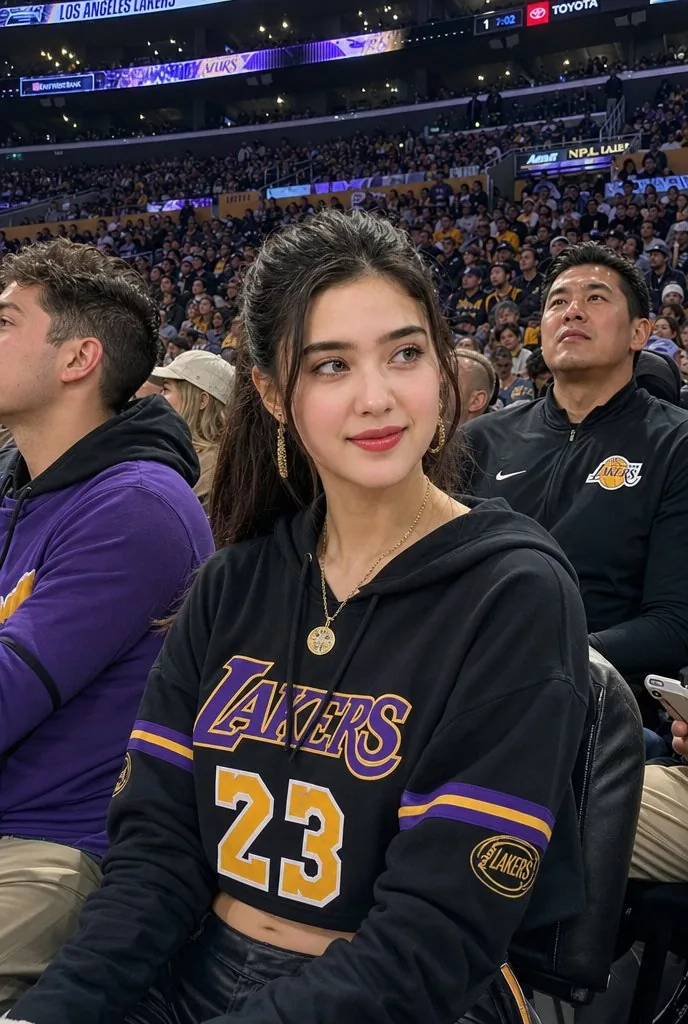 Lakers Arena Candid Portrait reference