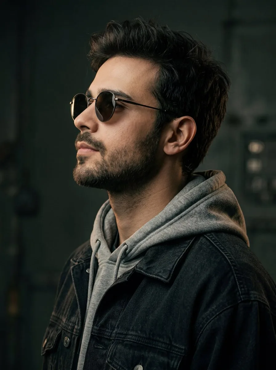 Cinematic Urban Fashion Portrait reference