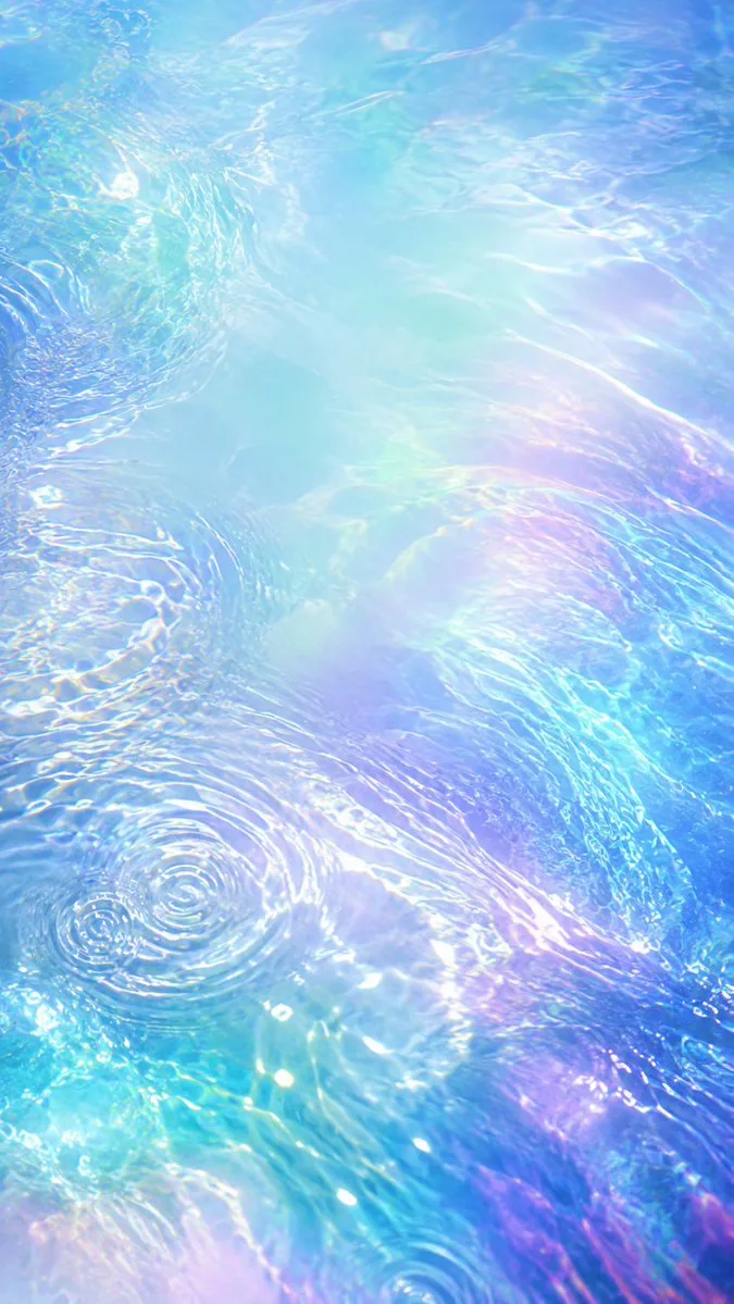 Iridescent Water Phone Wallpaper reference
