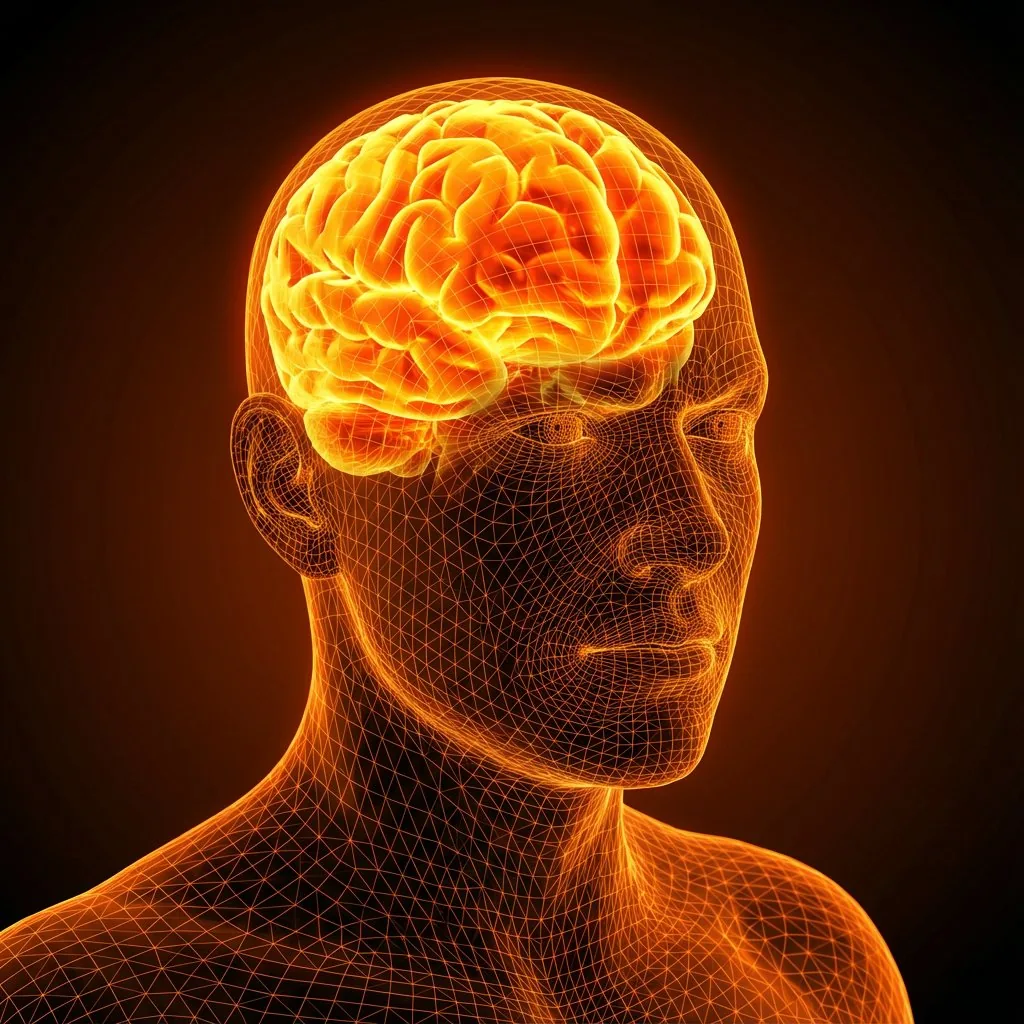 Cybernetic Medical Visualization Prompt reference