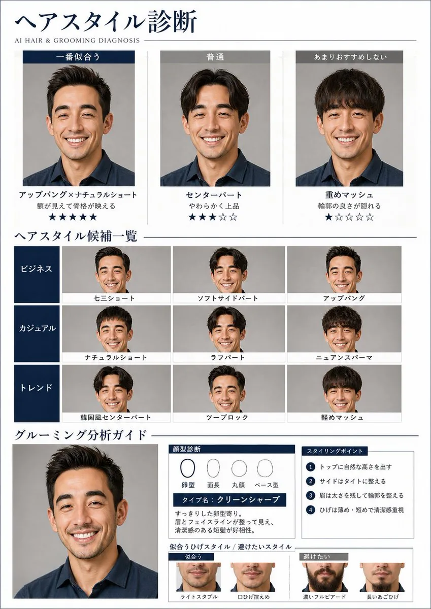 AI Hair and Grooming Diagnosis Report reference