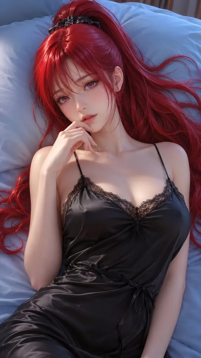 Scarlet Night 3D CG Portrait reference