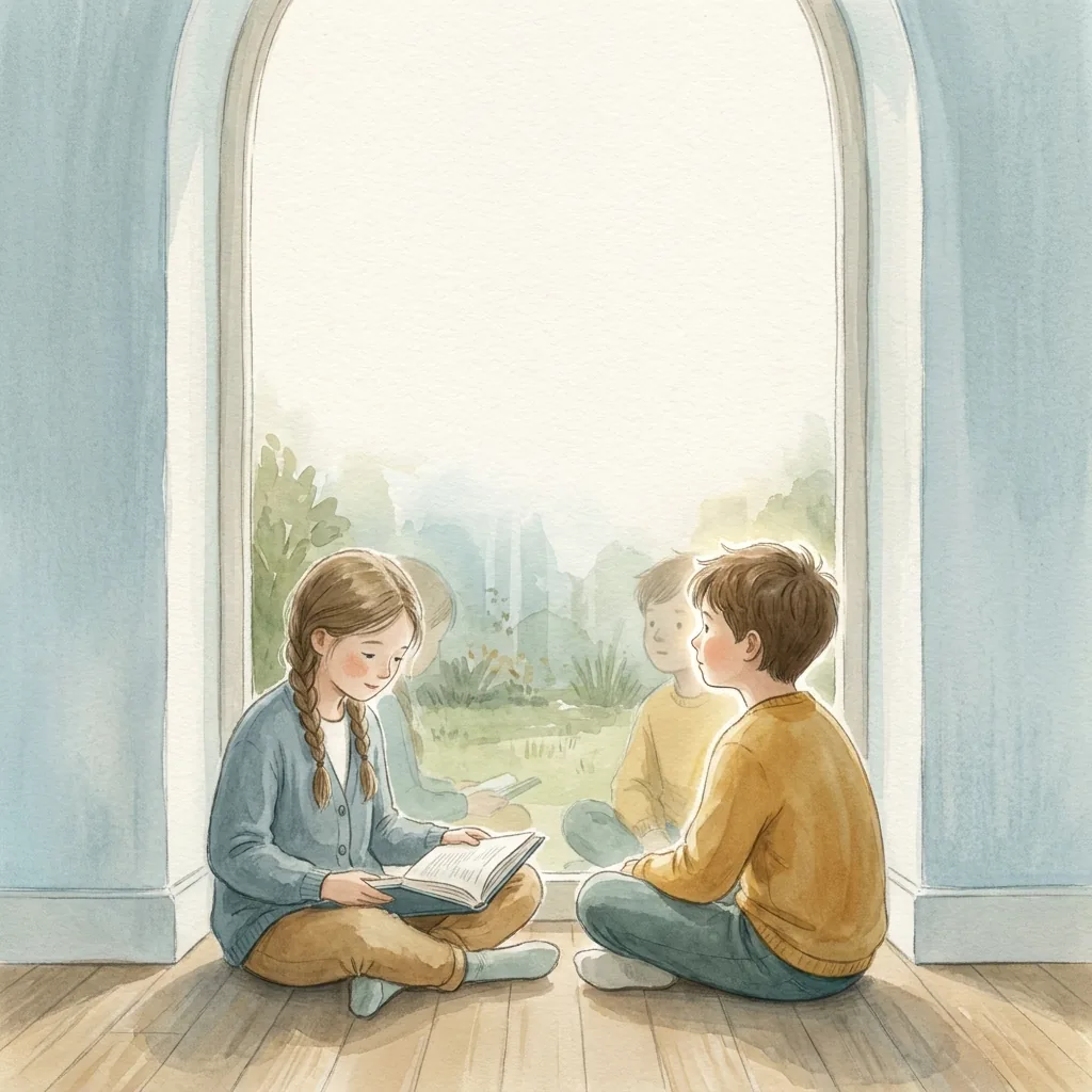 Soft Watercolor Storybook Illustration reference