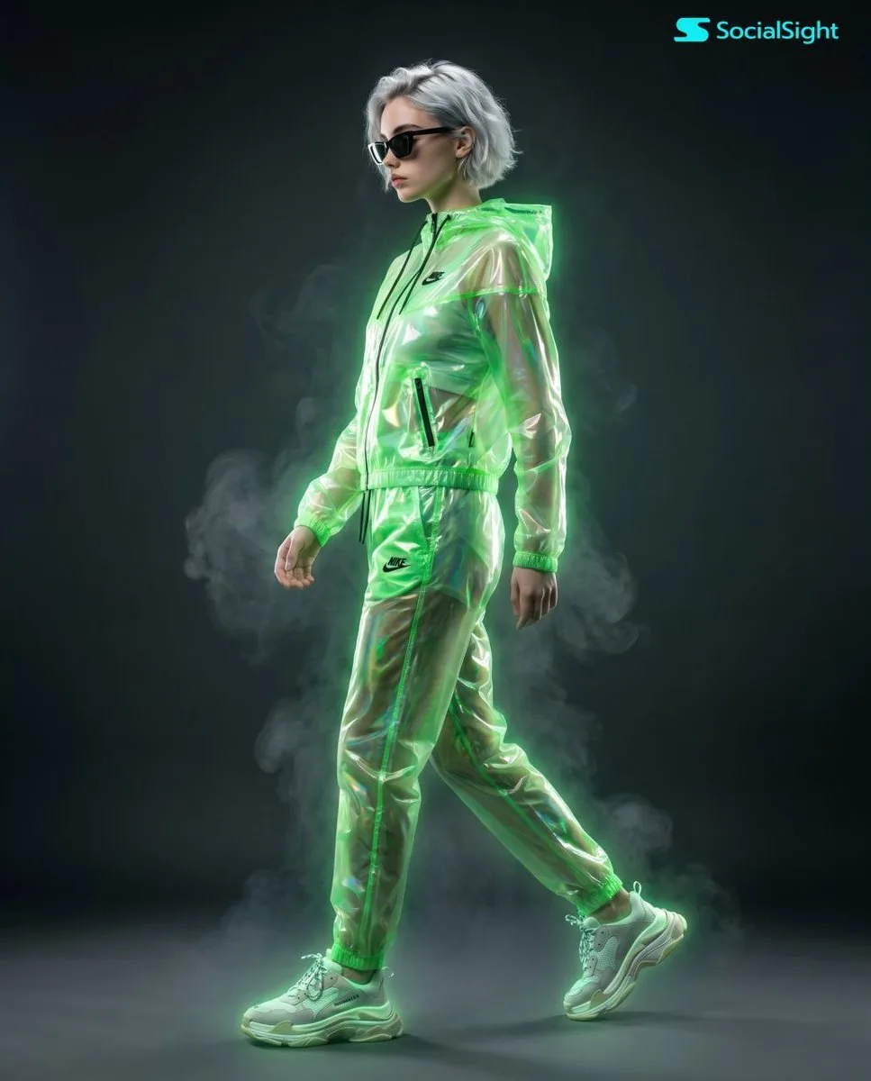 Cyberpunk Futuristic Fashion Editorial reference