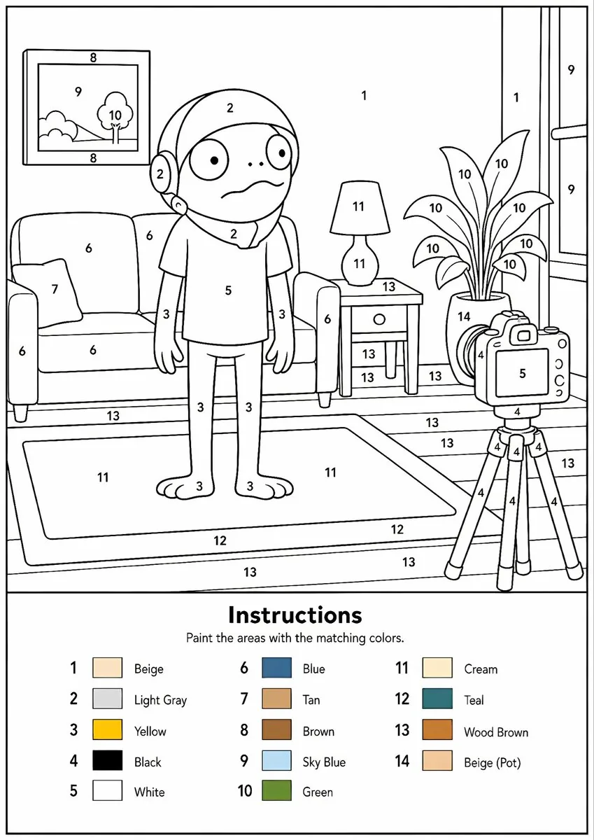 Printable Paint by Numbers Generator reference