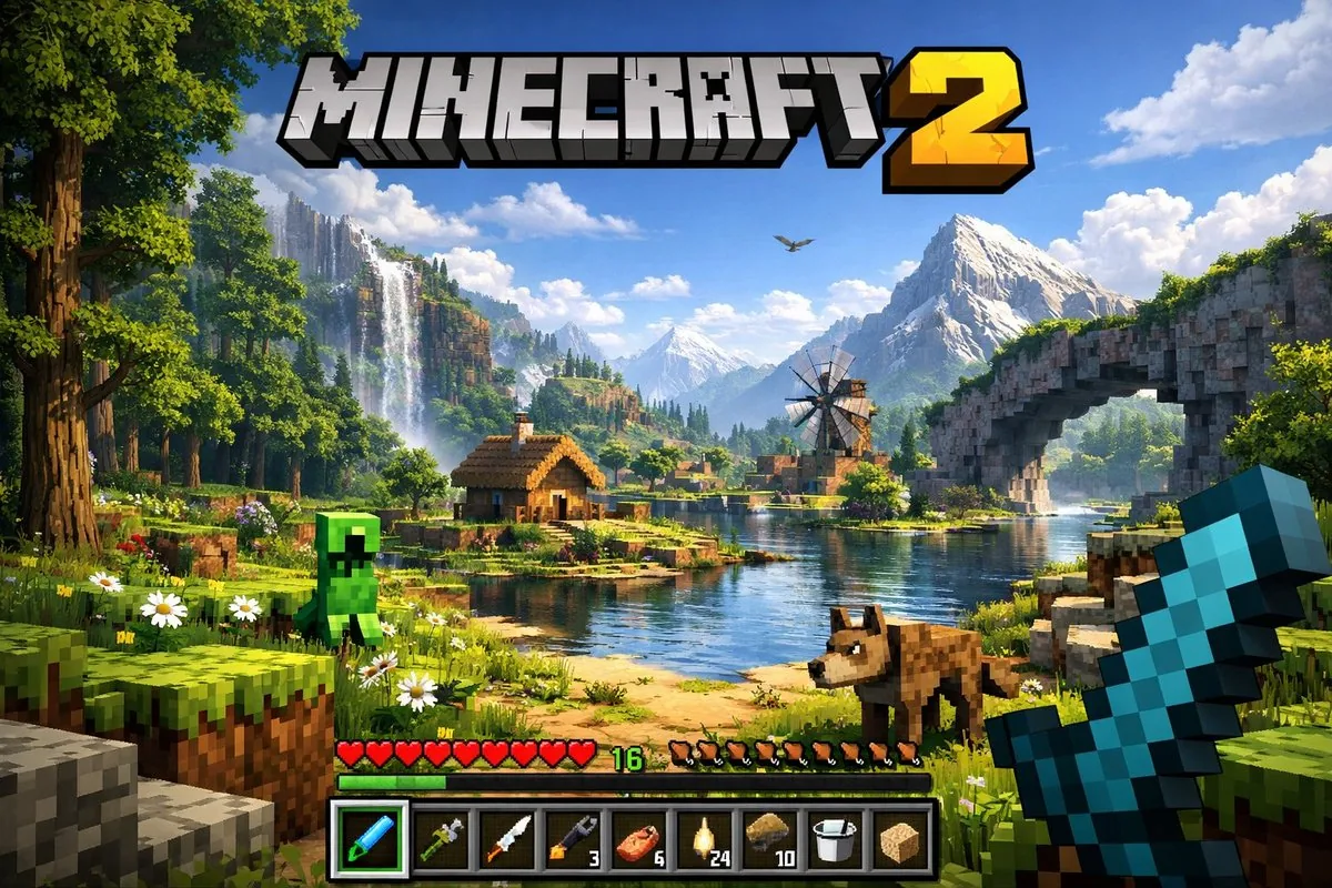 Next-Gen Voxel Game Screenshot reference