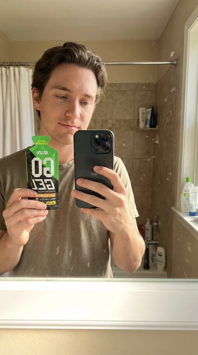 Hyper-Realistic Mirror Selfie with Product reference