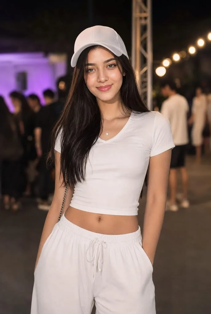 Asian Woman Candid Street Portrait
