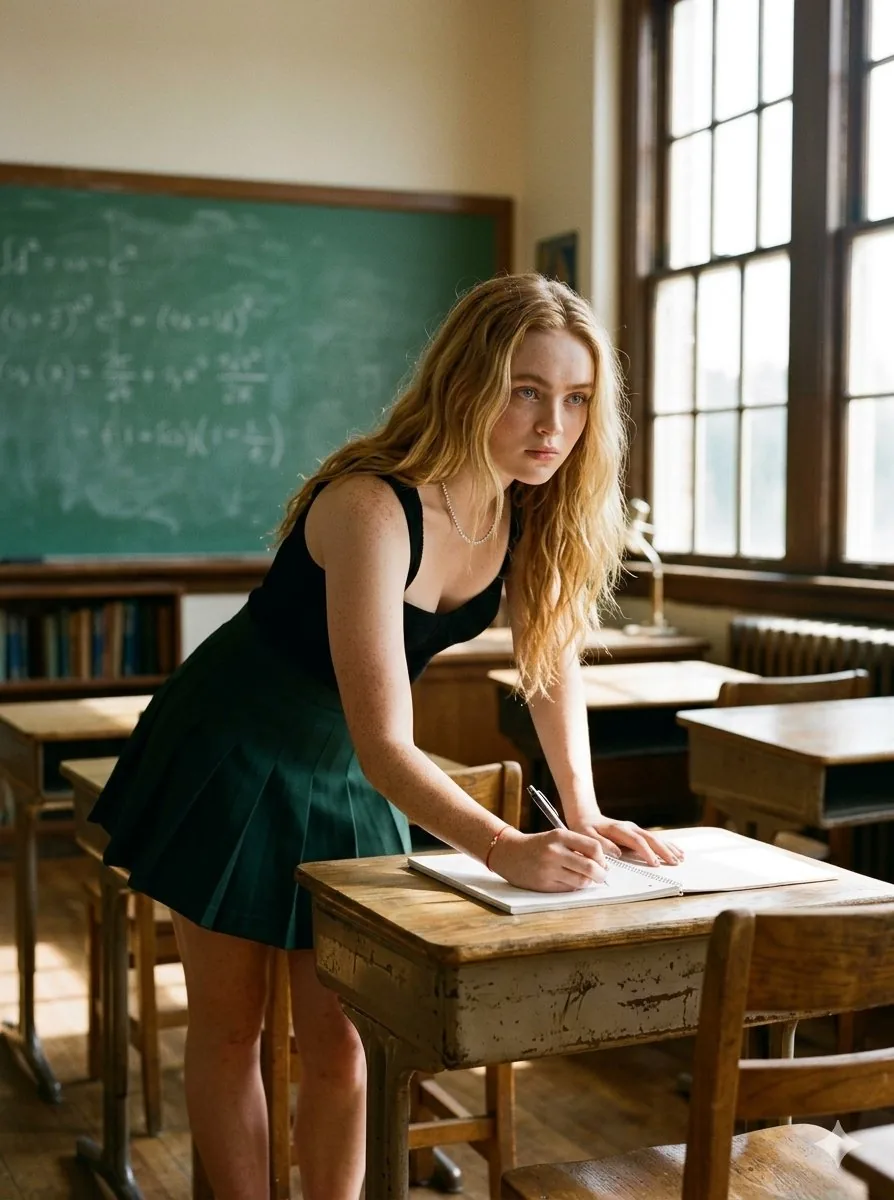Nostalgic Dark Academia Classroom reference