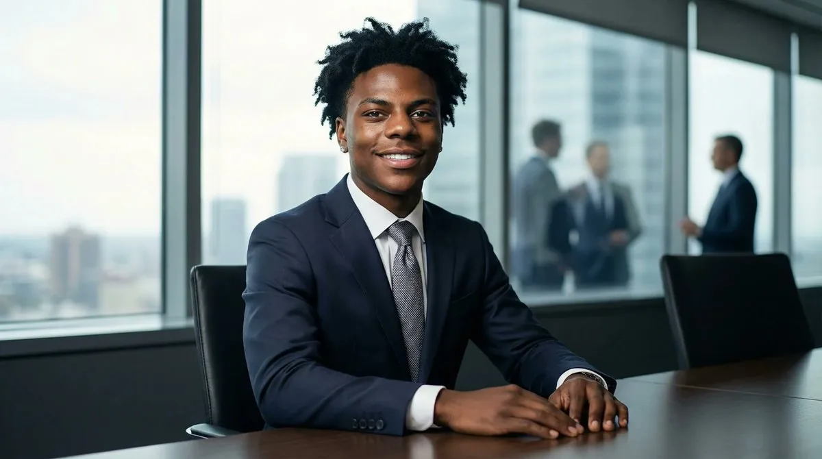 Formal Boardroom Portrait AI Prompt reference