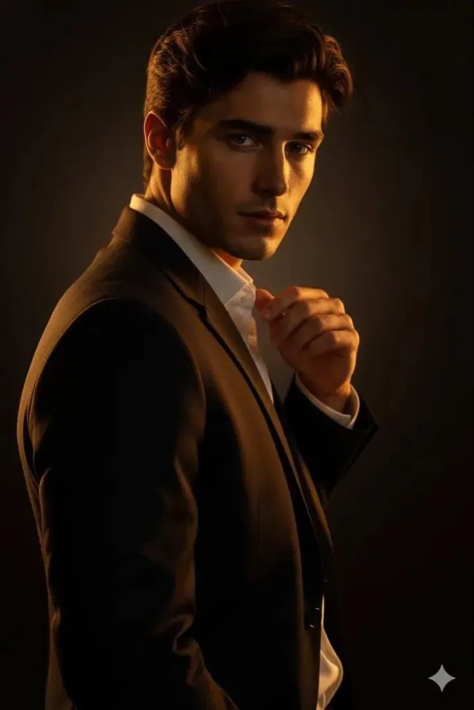 Ultra-Realistic Cinematic Male Portrait Prompt reference