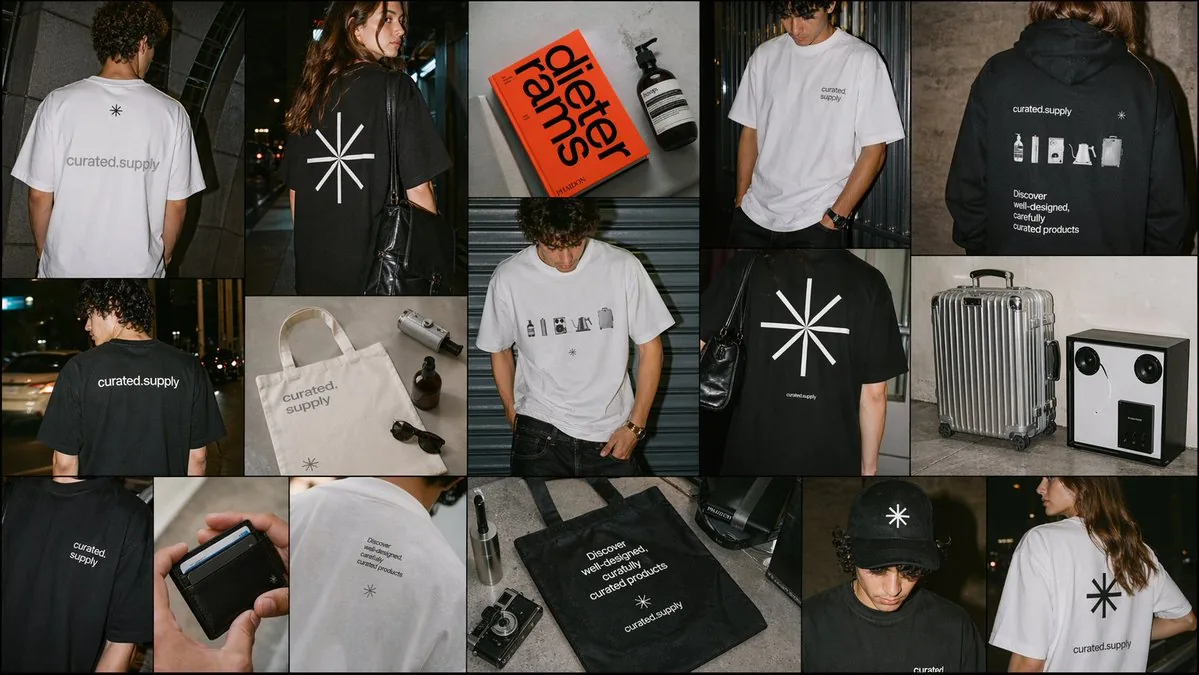 Minimal Streetwear Merch Moodboard reference