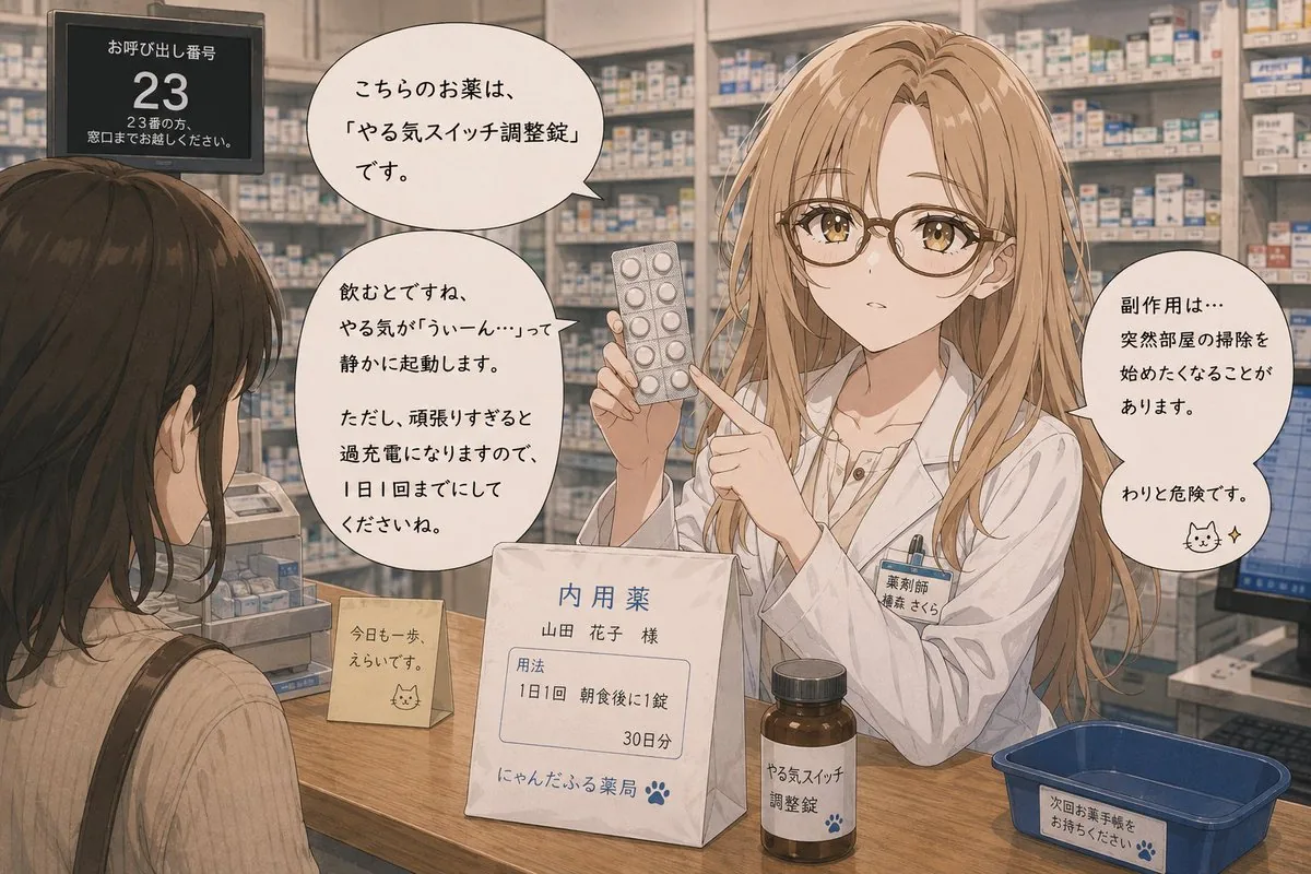 Anime Character Pharmacist Reimagining reference