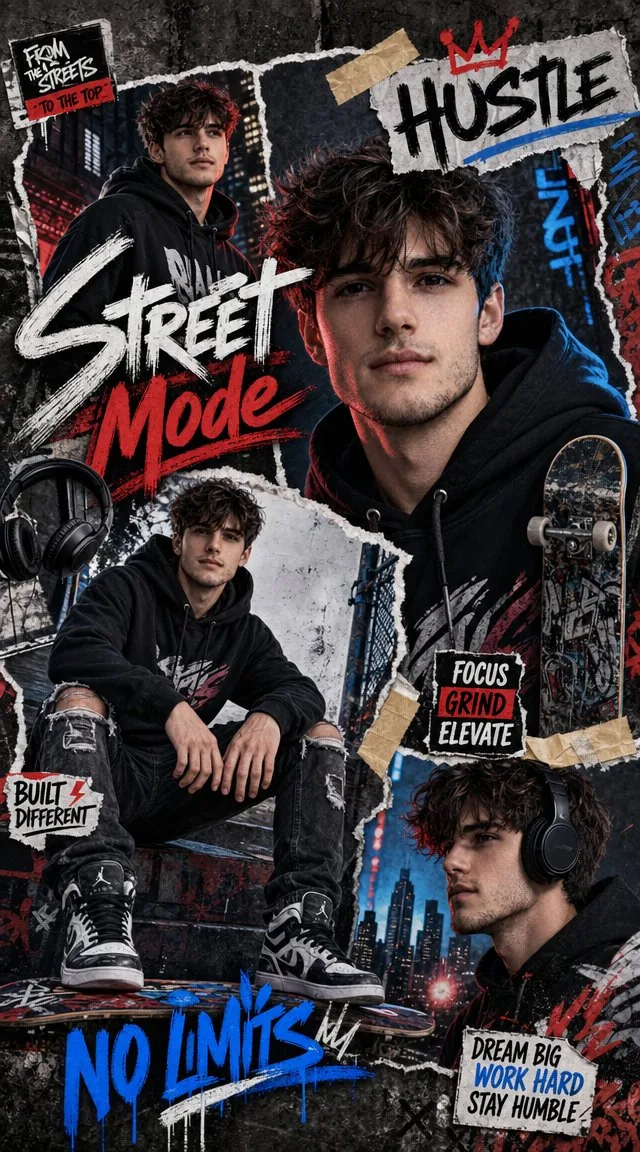 Urban Streetwear Collage reference