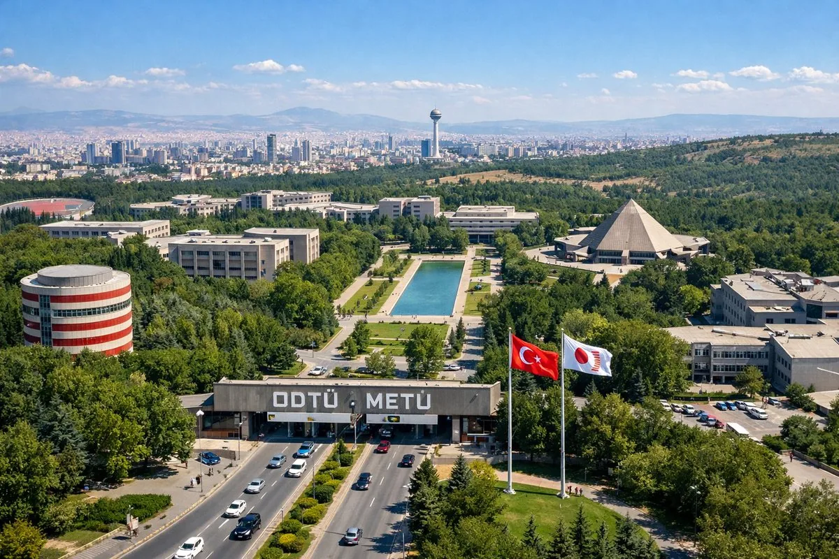 University Campus Aerial View reference