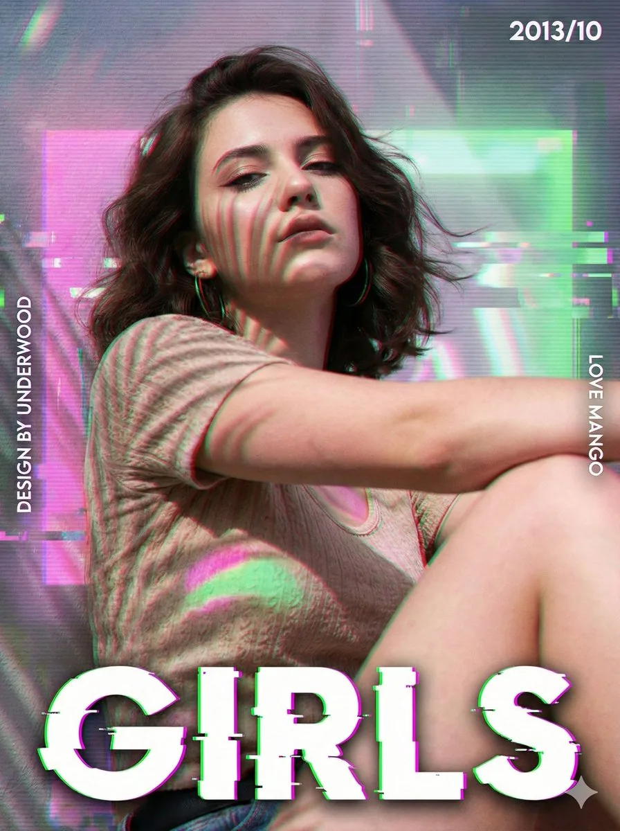 Cyberpunk Magazine Cover Portrait Prompt - Nano Banana Pro AI Prompt for Social Media Post reference