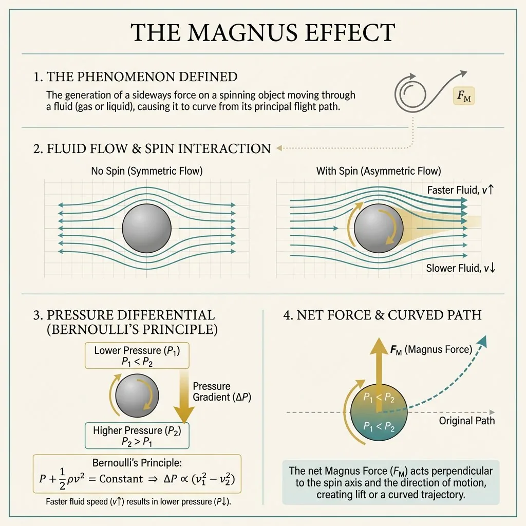 Minimal Magnus Effect Infographic reference