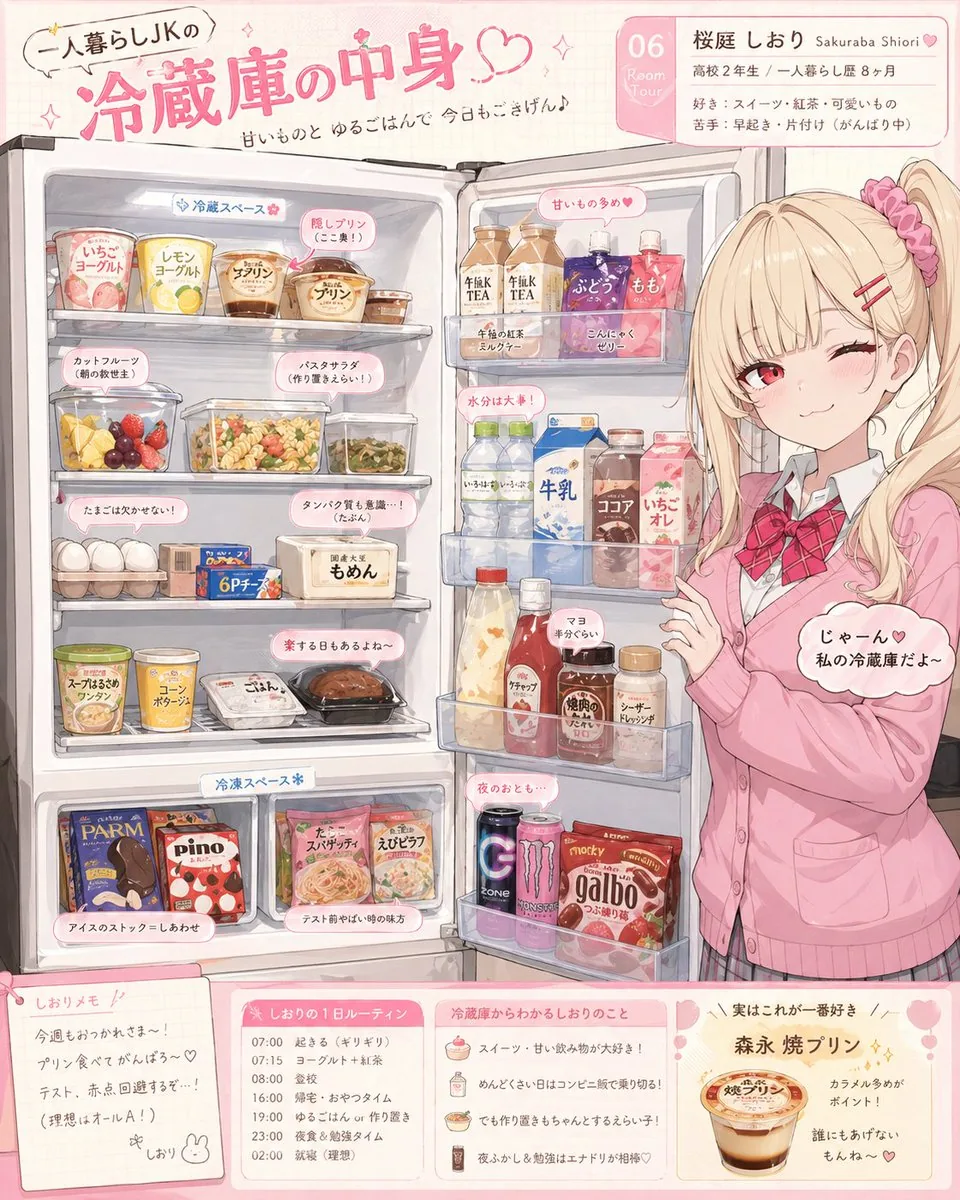 Character Refrigerator Breakdown reference
