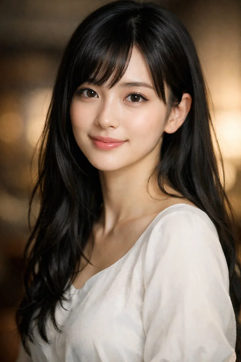 Photorealistic Portrait of a Young Woman reference
