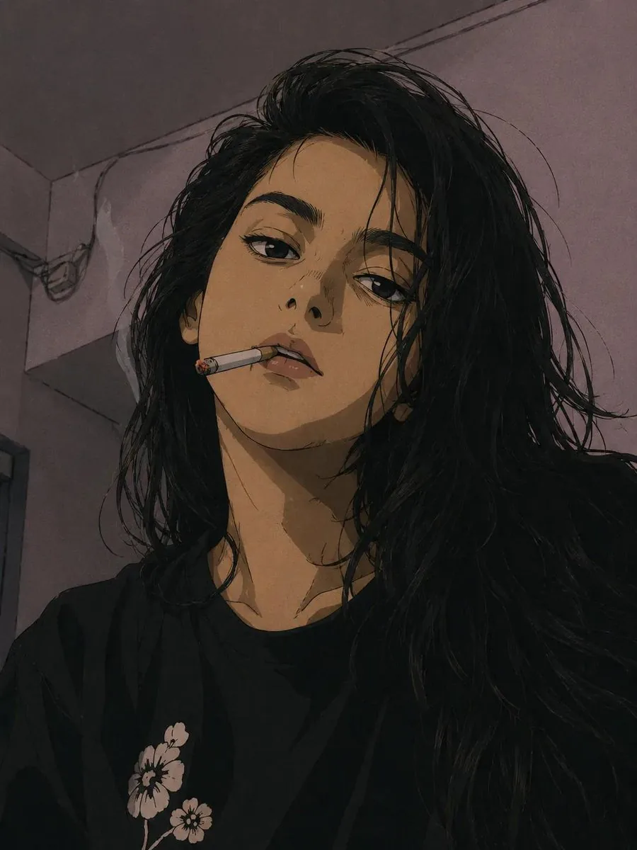90s Anime Style Portrait Transformation reference