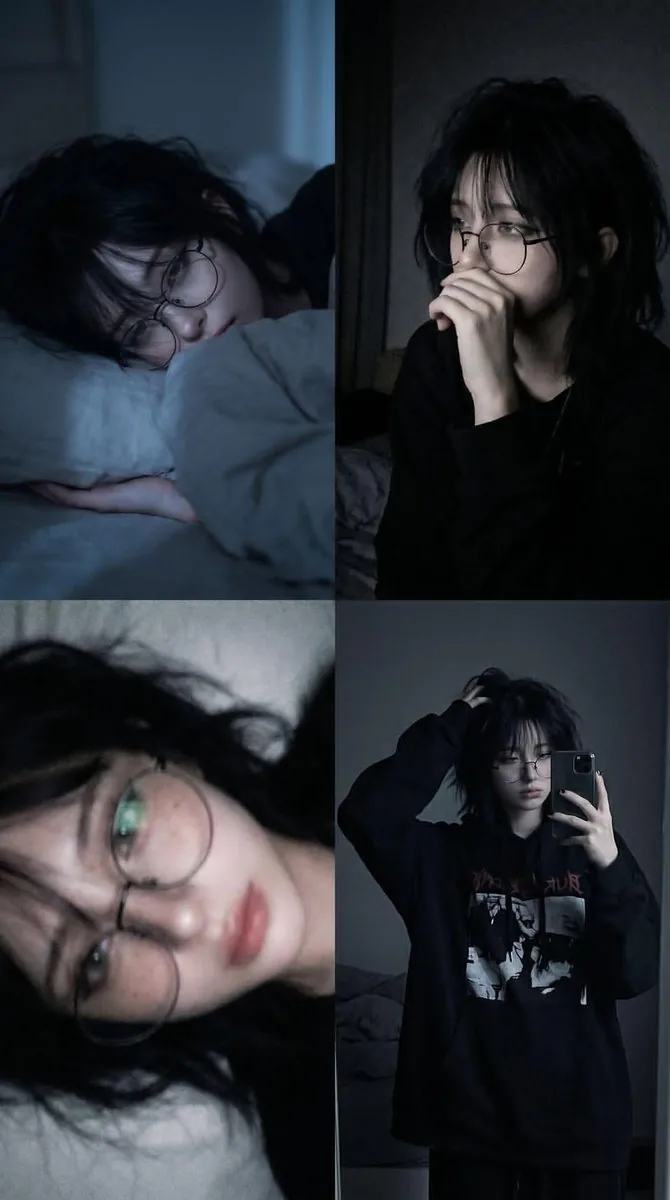 Melancholic 2x2 Photo Collage reference