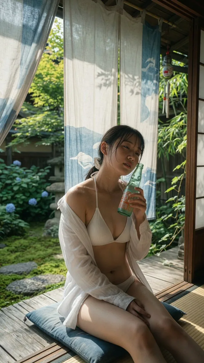 Japanese Veranda Summer Portrait reference
