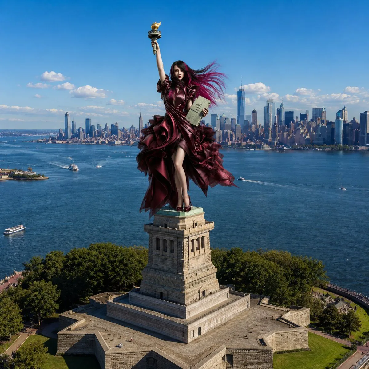 Statue of Liberty Subject Replacement reference