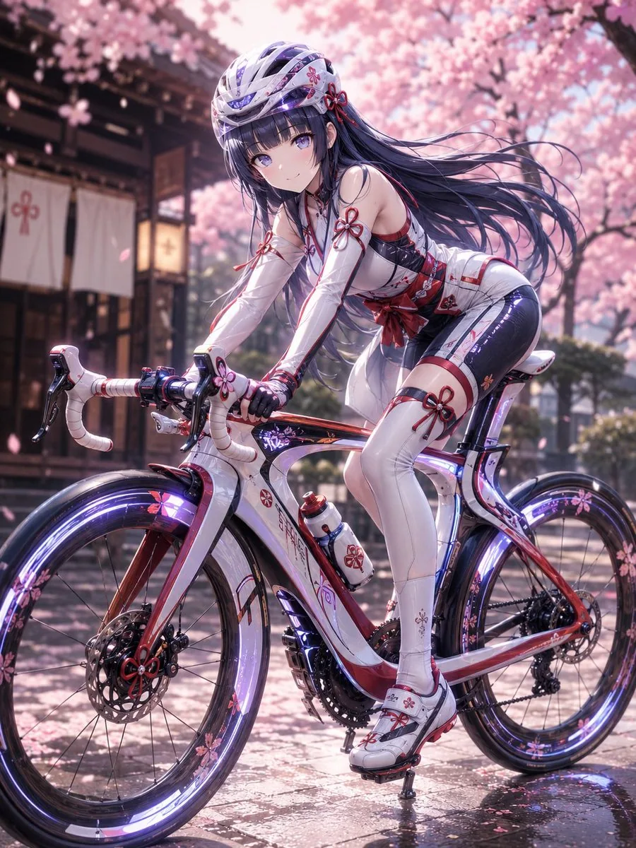 Premium Anime Bicycle Gear Design reference