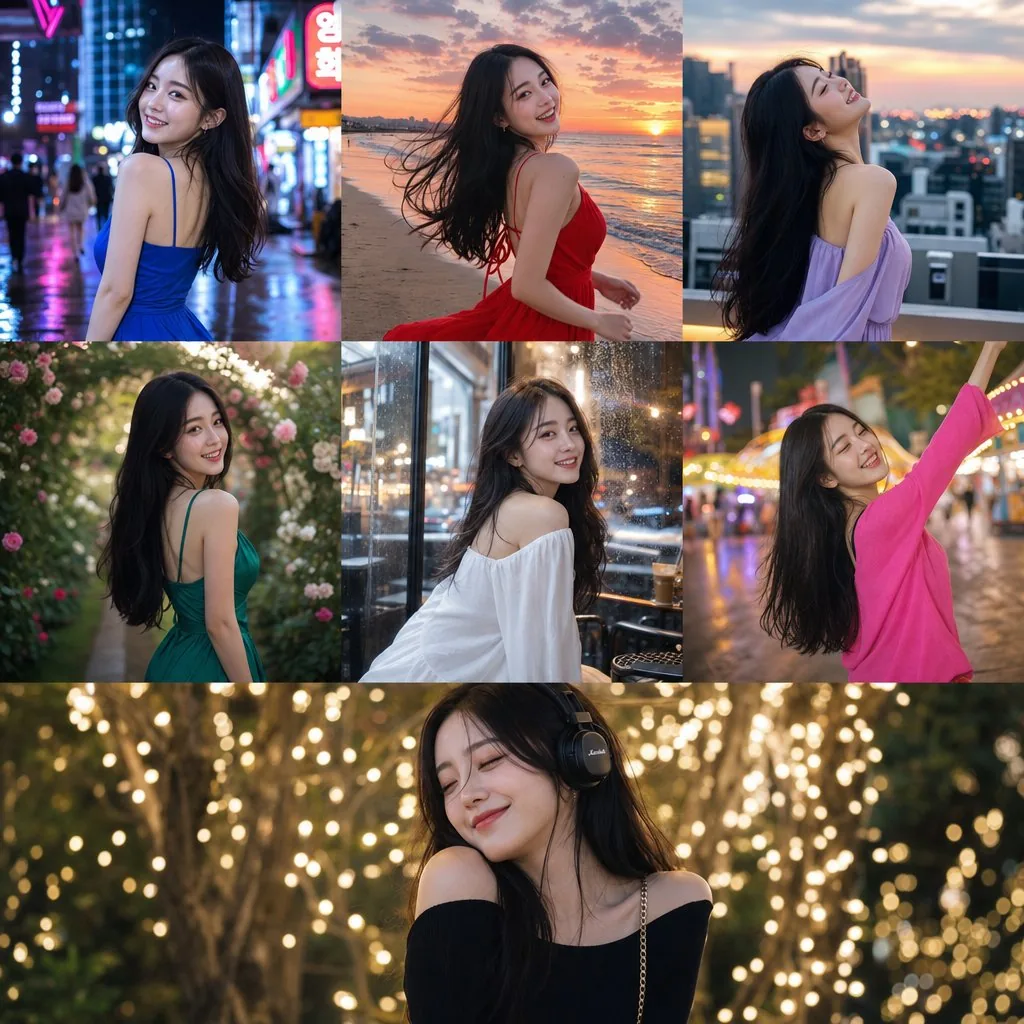 Consistent Korean Girl Identity Lifestyle reference