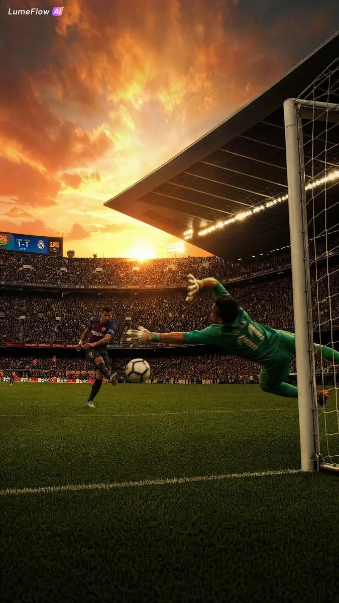 Cinematic Stadium Football Match reference