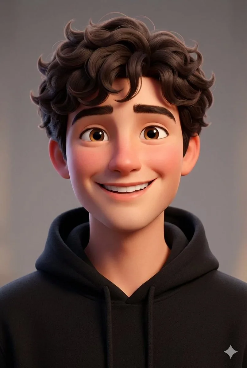 Pixar-style 3D avatar generation prompt reference