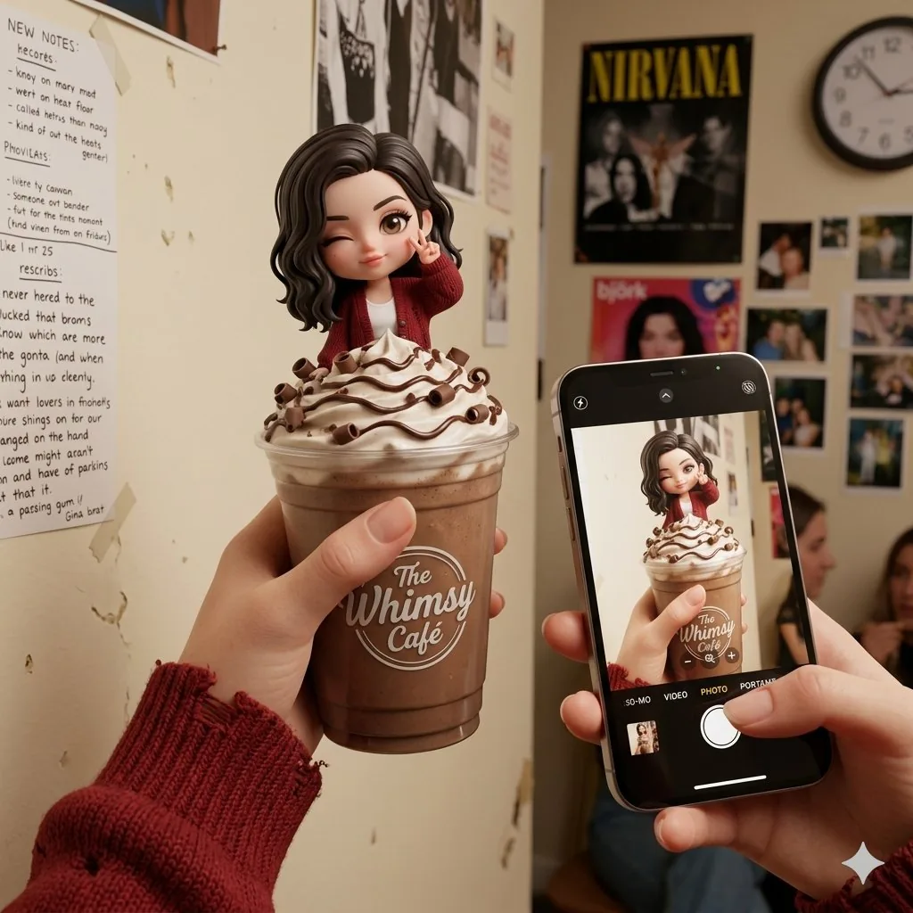 Whimsical Chibi Mocha Frappe Cup reference