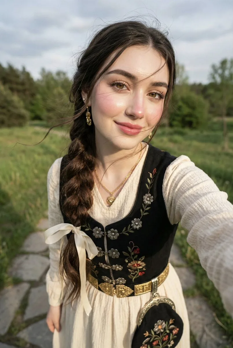 Traditional Attire Portrait with Strict Face Preservation Prompt - Nano Banana Pro AI Prompt for Social Media Post reference