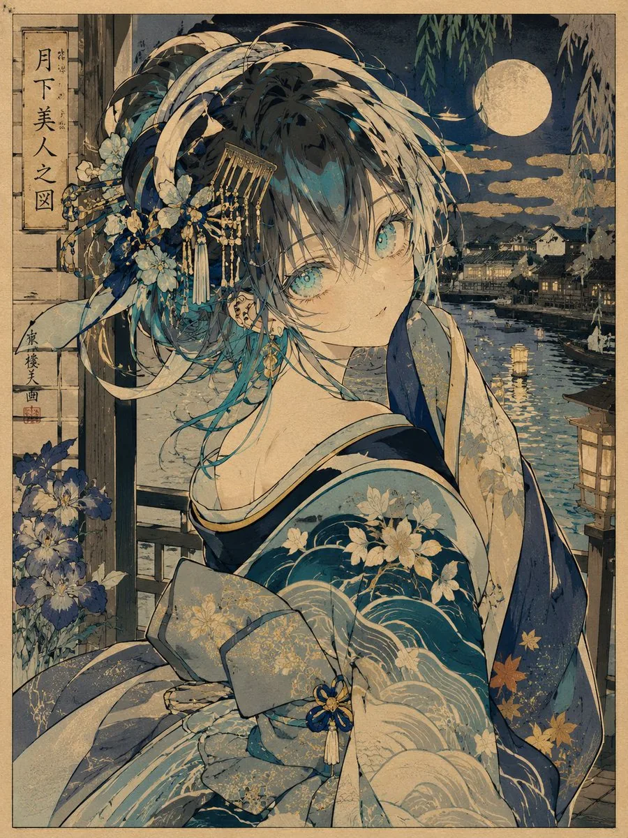 Ukiyo-e Character Transformation reference