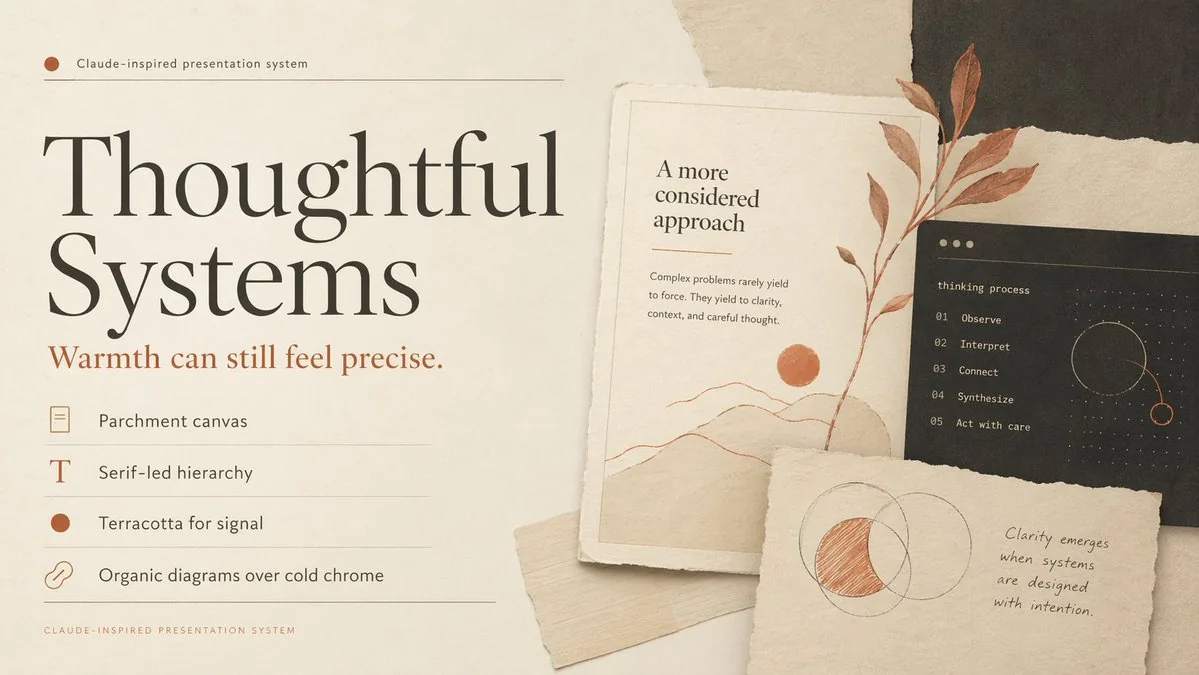 Thoughtful Systems Presentation Cover reference